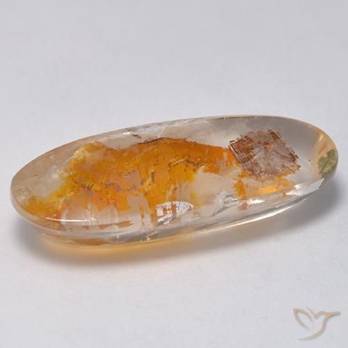 Quartz With Marcasite Gemstone in 23.4 x 9.5 mm Size for Sale, Quartz With Marcasite Stone in Multicolor Color