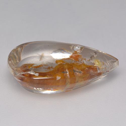 Quartz With Marcasite Gemstone in 18.6 x 11.6 mm Size for Sale, Quartz With Marcasite Stone in Multicolor Color