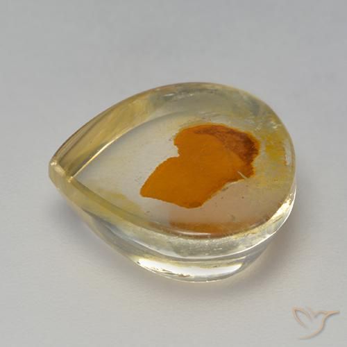 Quartz With Marcasite Gemstone in 14.7 x 13.5 mm Size for Sale, Quartz With Marcasite Stone in Multicolor Color