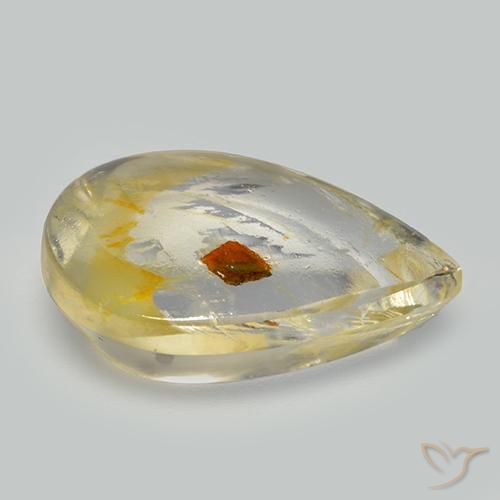 Quartz With Marcasite Gemstone in 18 x 13 mm (calibrated) Size for Sale, Quartz With Marcasite Stone in Multicolor Color