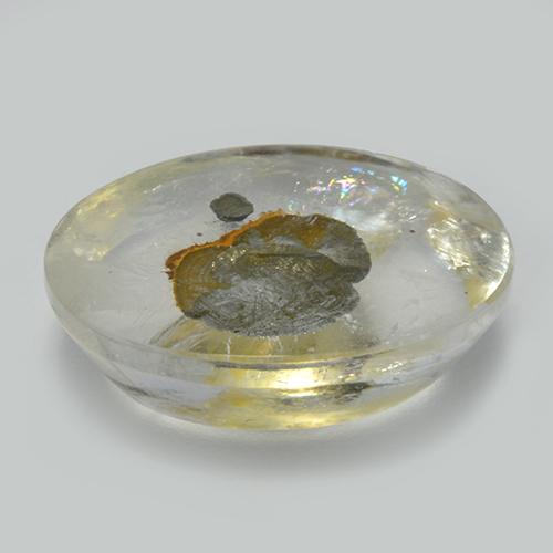 Quartz With Marcasite Gemstone in 17.5 x 14.1 mm Size for Sale, Quartz With Marcasite Stone in Multicolor Color