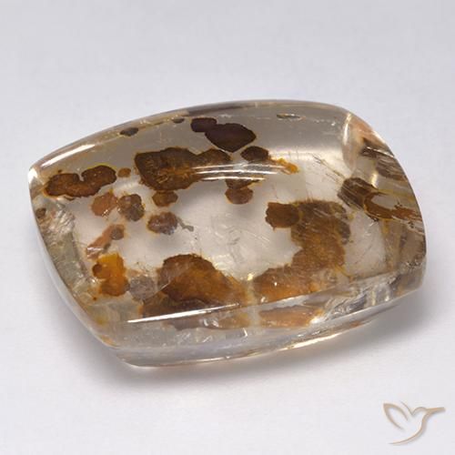 Quartz With Marcasite Gemstone in 21.2 x 18.2 mm Size for Sale, Quartz With Marcasite Stone in Multicolor Color