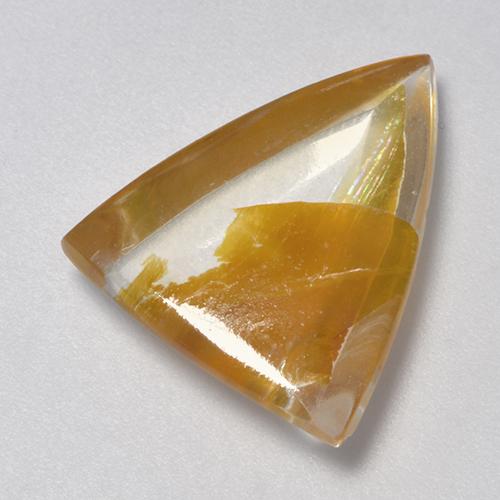 Multicolor Quartz With Marcasite Gem - 8.4ct Trillion Cabochon (ID: 524012)