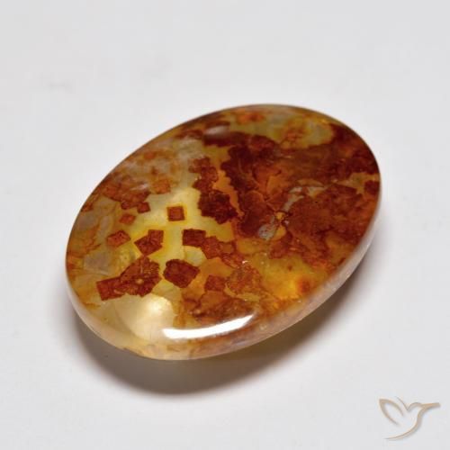 11.98ct Natural Multicolor Quartz With Marcasite, Oval, Transparent