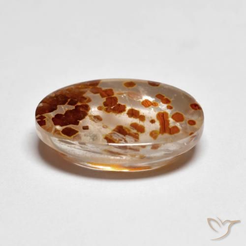 Quartz With Marcasite Gemstone in 15 x 10 mm (calibrated) Size for Sale, Quartz With Marcasite Stone in Multicolor Color