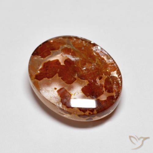 5.24 ct Oval Quartz With Marcasite, 12.8 x 10.4 mm From Brazil, Photo A