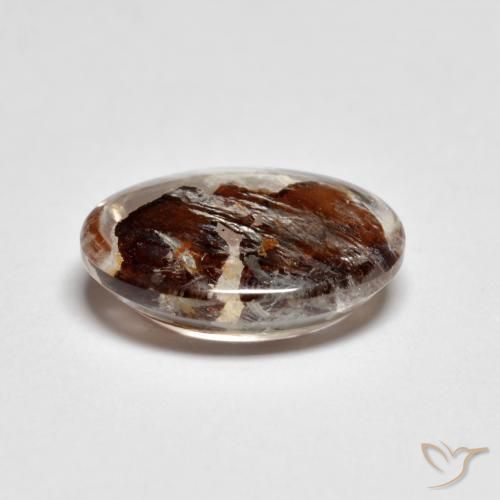 Quartz With Marcasite Gemstone in 12 x 8.4 mm Size for Sale, Quartz With Marcasite Stone in Multicolor Color