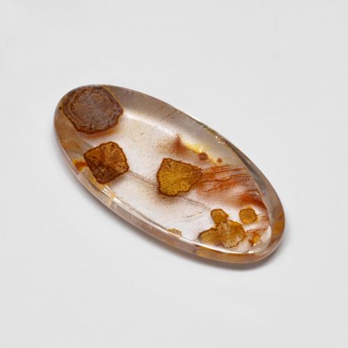 4.76 ct Multicolor Quartz With Marcasite Stone, Natural Quartz With Marcasite in Oval Cabochon Shape for Sale