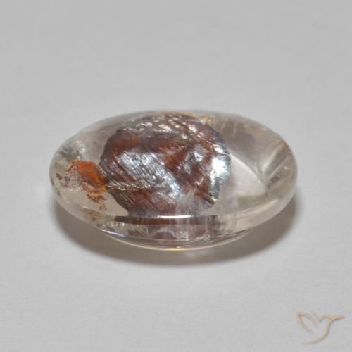 Quartz With Marcasite Gemstone in 14.4 x 11.1 mm Size for Sale, Quartz With Marcasite Stone in Multicolor Color