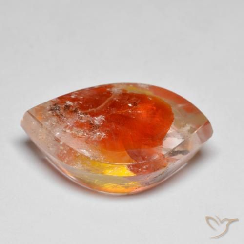 Quartz With Marcasite Gemstone in 20.8 x 14.4 mm Size for Sale, Quartz With Marcasite Stone in Multicolor Color
