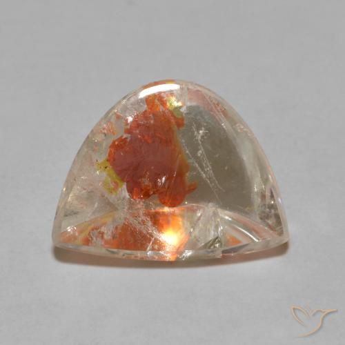 5.59ct Natural Multicolor Quartz With Marcasite, Fancy, Transparent