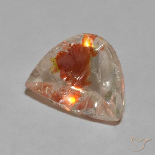 5.59 ct Multicolor Quartz With Marcasite Stone, Natural Quartz With Marcasite in Fancy Cabochon Shape for Sale