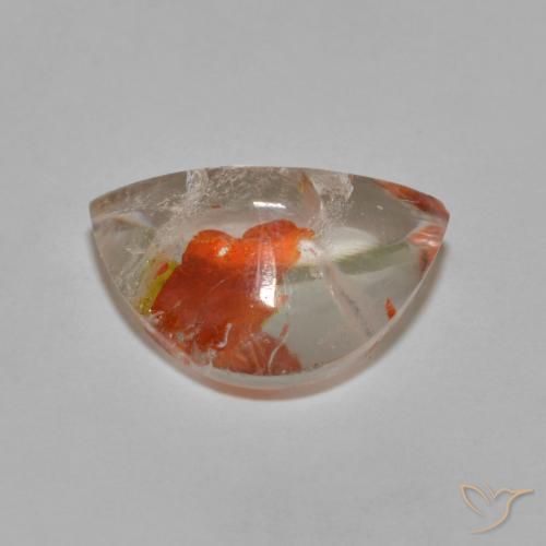 Quartz With Marcasite Gemstone in 14.4 x 11 mm Size for Sale, Quartz With Marcasite Stone in Multicolor Color