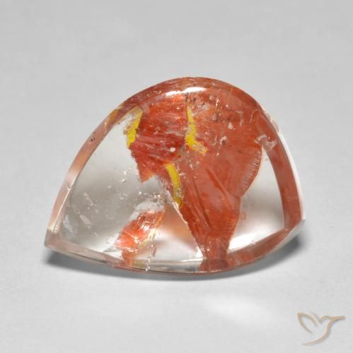 8.89ct Natural Multicolor Quartz With Marcasite, Fancy, Transparent