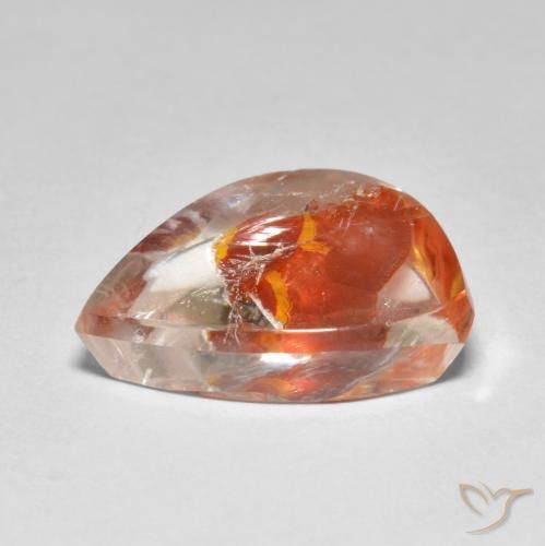 Quartz With Marcasite Gemstone in 16.7 x 12.6 mm Size for Sale, Quartz With Marcasite Stone in Multicolor Color