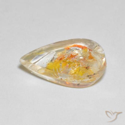 Quartz With Marcasite Gemstone in 14.6 x 11.4 mm Size for Sale, Quartz With Marcasite Stone in Multicolor Color