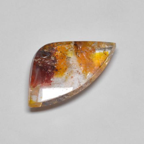 Multicolor Quartz With Marcasite Gem - 7.7ct Fancy Cabochon (ID: 585853)
