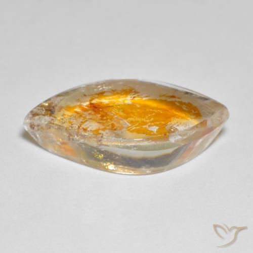 Quartz With Marcasite Gemstone in 20.5 x 12 mm Size for Sale, Quartz With Marcasite Stone in Multicolor Color