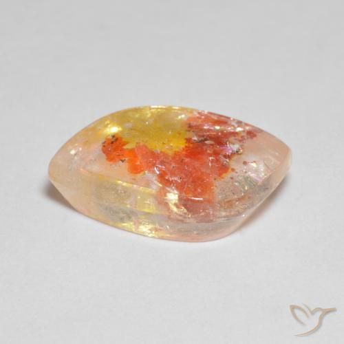 Quartz With Marcasite Gemstone in 15.4 x 9.7 mm Size for Sale, Quartz With Marcasite Stone in Multicolor Color