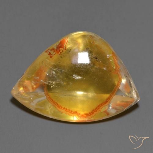 14.92ct Natural Multicolor Quartz With Marcasite, Fancy, Transparent