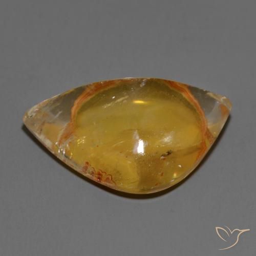 Quartz With Marcasite Gemstone in 22.3 x 15.7 mm Size for Sale, Quartz With Marcasite Stone in Multicolor Color