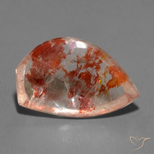13.13 ct Multicolor Quartz With Marcasite Stone, Natural Quartz With Marcasite in Fancy Cabochon Shape for Sale