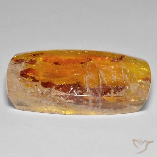 Quartz With Marcasite Gemstone in 36.7 x 22 mm Size for Sale, Quartz With Marcasite Stone in Multicolor Color