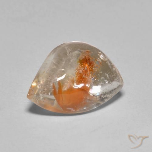 4.61 ct Multicolor Quartz With Marcasite Stone, Natural Quartz With Marcasite in Fancy Cabochon Shape for Sale