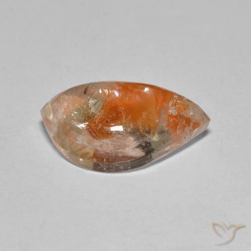 Quartz With Marcasite Gemstone in 14.3 x 9.9 mm Size for Sale, Quartz With Marcasite Stone in Multicolor Color