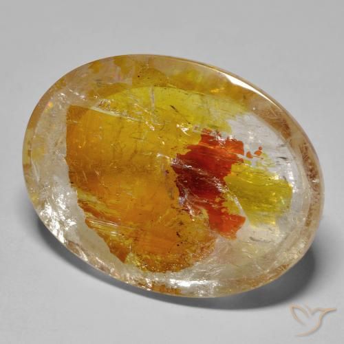 Quartz avec marcassite Ovale en damier des États-Unis 37,4 ct, dimension 27,9 x 20,7mm, pureté Transparent, pierre gemme naturelle Aucun , 1 pièce Quartz avec marcassite de couleur Multicolore, dureté Mohs de 7 convient aux bijoux de tous les jours, pierre de sagesse, Photo A