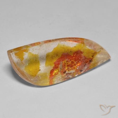 33.53 ct Multicolor Quartz With Marcasite Stone, Natural Quartz With Marcasite in Fancy Cabochon Shape for Sale