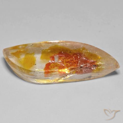 Quartz With Marcasite Gemstone in 37.1 x 14.7 mm Size for Sale, Quartz With Marcasite Stone in Multicolor Color