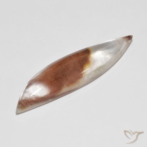 25.42 ct Multicolor Quartz With Marcasite Stone, Natural Quartz With Marcasite in Fancy Cabochon Shape for Sale