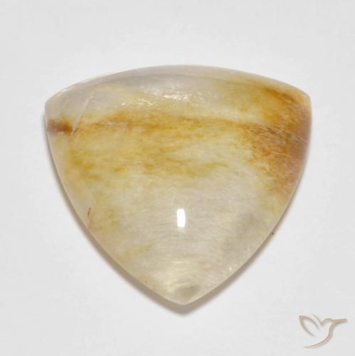13.16 ct Trillion Quartz With Marcasite, 17.4 x 16.9 mm From Brazil, Photo A