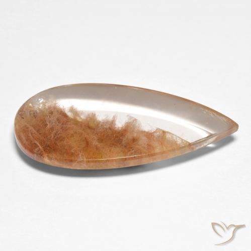 Quartz With Marcasite Gemstone in 25.4 x 12.1 mm Size for Sale, Quartz With Marcasite Stone in Multicolor Color