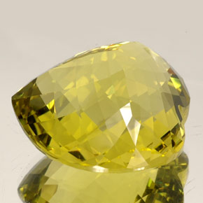 Quartz Gemstone in 30 x 27.7 mm Size for Sale, Quartz Stone in Lemon Color