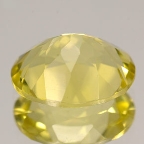 Quartz Gemstone in 12 x 10 mm (calibrated) Size for Sale, Quartz Stone in Lemon Color