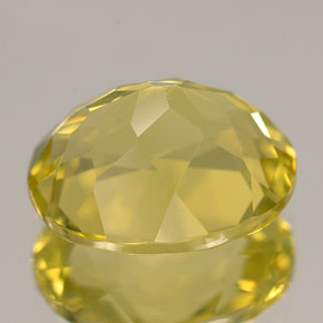 Quartz Gemstone in 11 x 9 mm (calibrated) Size for Sale, Quartz Stone in Lemon Color
