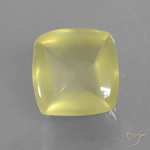 8.86ct Natural Light Yellow Quartz, Cushion, Translucent