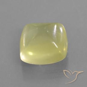 Quartz Gemstone in 13 x 13 mm (calibrated) Size for Sale, Quartz Stone in Light Yellow Color