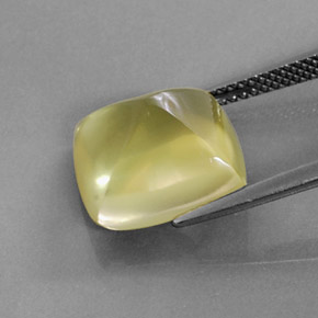 Quartz Gemstone in 12.6 x 12 mm Size for Sale, Quartz Stone in Lemon Color