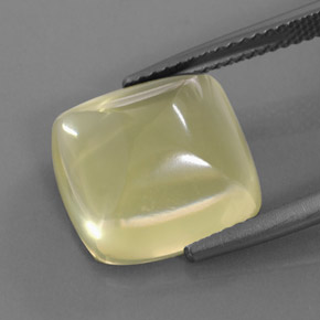 Quartz Gemstone in 12.9 x 12.8 mm Size for Sale, Quartz Stone in Lemon Color