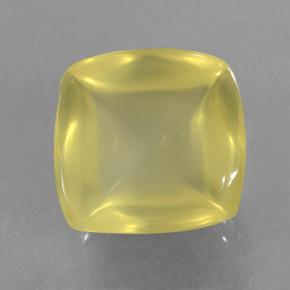 8.61 ct Yellow Quartz Gemstone, Quartz Gem in Cushion Cabochon Shape for Sale.