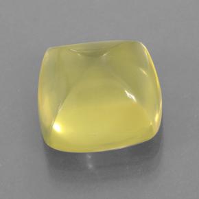 Quartz Gemstone in 12.9 x 12.5 mm Size for Sale, Quartz Stone in Lemon Color