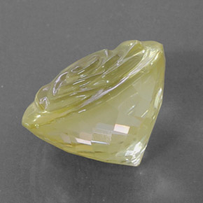 Quartz Gemstone in 18.3 x 13.4 mm Size for Sale, Quartz Stone in Lemon Color