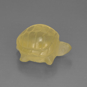Quartz Gemstone in 22.1 x 16.9 mm Size for Sale, Quartz Stone in Lemon Color