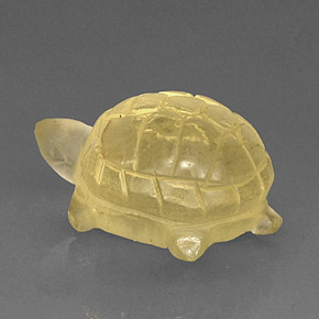 Quartz Gemstone in 19.4 x 13.8 mm Size for Sale, Quartz Stone in Lemon Color
