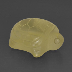 Quartz Gemstone in 22 x 18.6 mm Size for Sale, Quartz Stone in Lemon Color