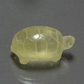 26.4ct Carved Turtle Lemon Quartz for sale thumb image of 26.4ct Carved Turtle Lemon Quartz (ID: 239589)