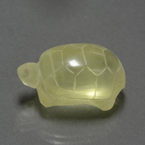 26.38 ct Yellow Quartz Stone, Natural Quartz in Carved Turtle Shape for Sale
